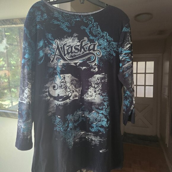 Alaska bling t-shirt by Big Bang 100% cotton - Picture 3 of 9